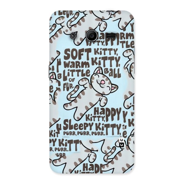 Kitty Pattern Back Case for Galaxy Core 2