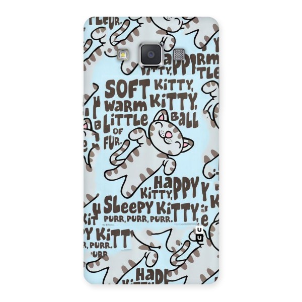 Kitty Pattern Back Case for Galaxy Grand 3