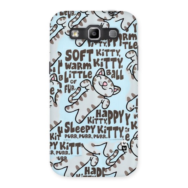 Kitty Pattern Back Case for Galaxy Grand Quattro