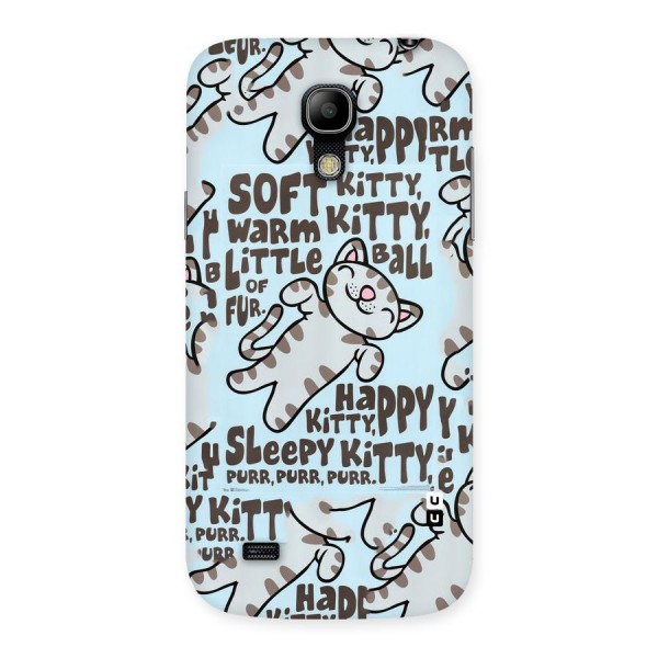 Kitty Pattern Back Case for Galaxy S4 Mini