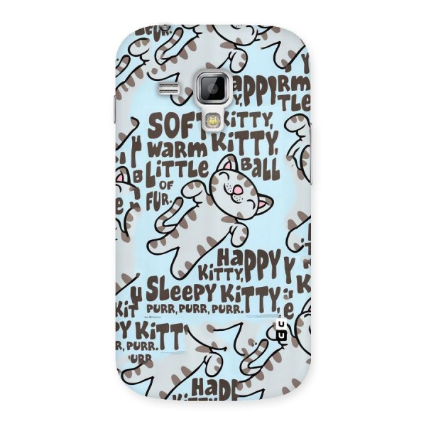 Kitty Pattern Back Case for Galaxy S Duos