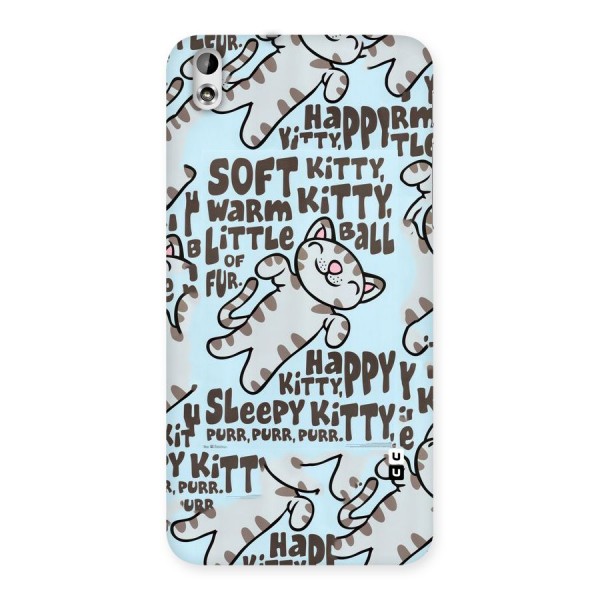 Kitty Pattern Back Case for HTC Desire 816g
