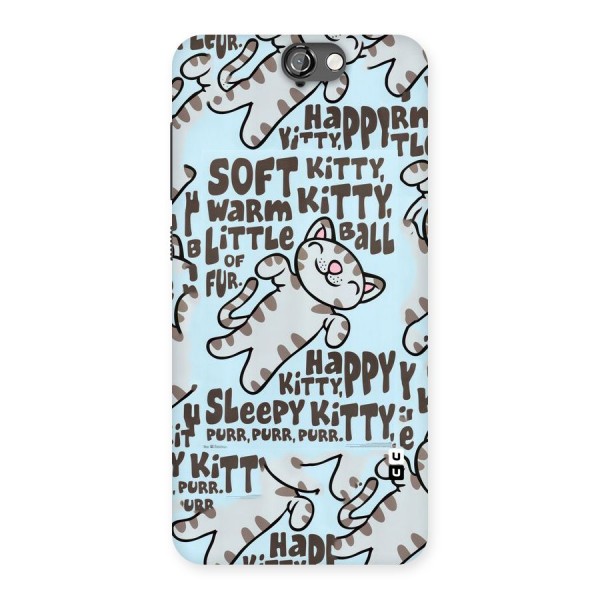 Kitty Pattern Back Case for HTC One A9