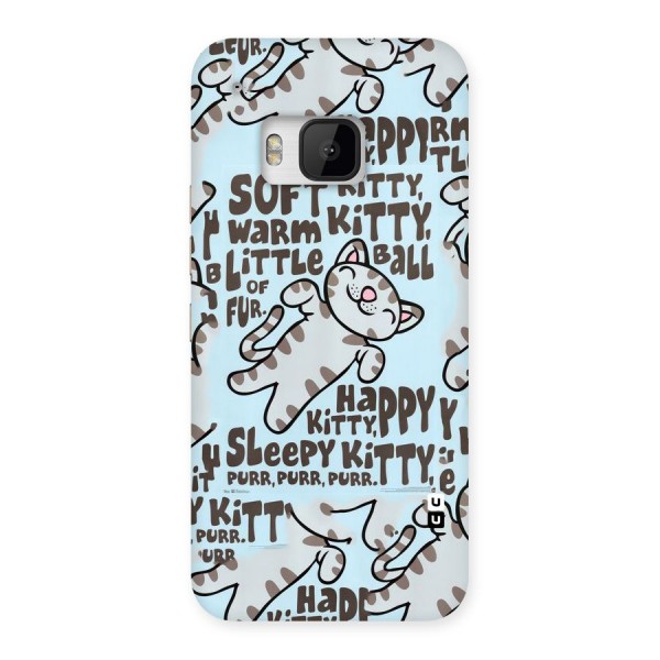 Kitty Pattern Back Case for HTC One M9