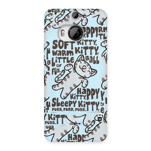 Kitty Pattern Back Case for HTC One M9 Plus
