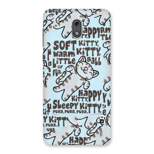 Kitty Pattern Back Case for Nokia 2