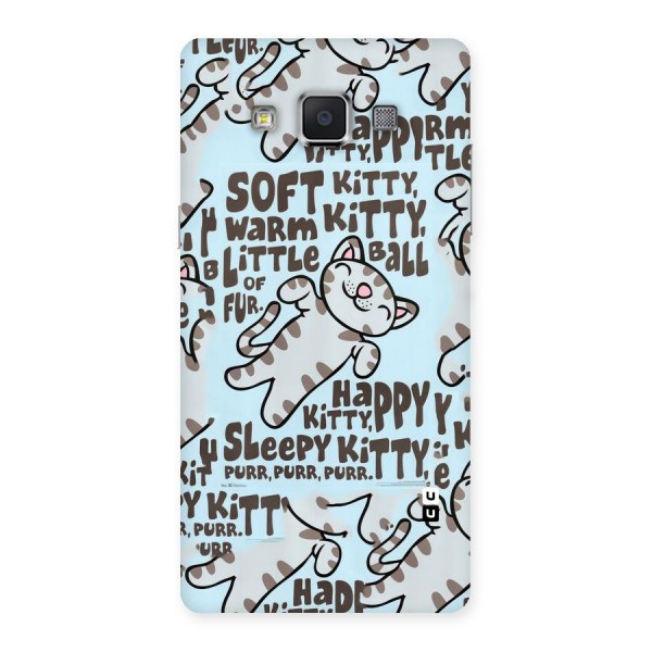 Kitty Pattern Back Case for Samsung Galaxy A5