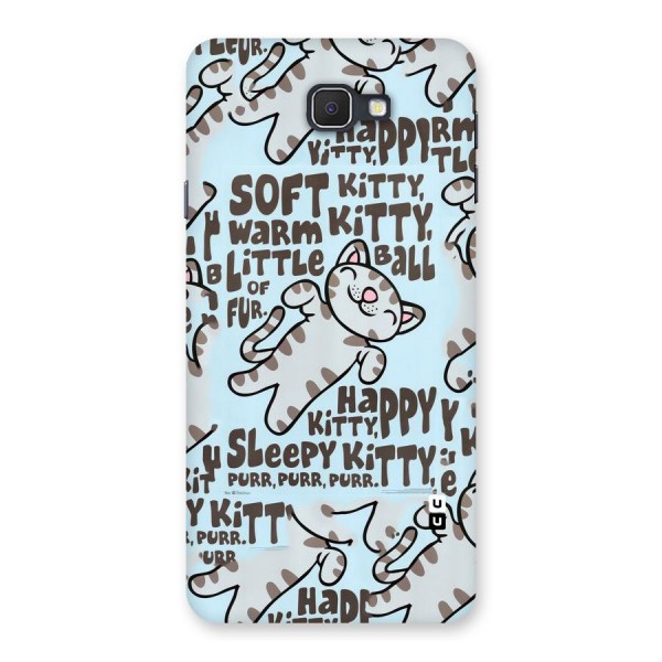 Kitty Pattern Back Case for Samsung Galaxy J7 Prime