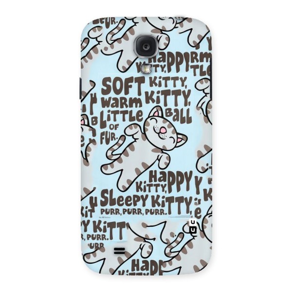 Kitty Pattern Back Case for Samsung Galaxy S4