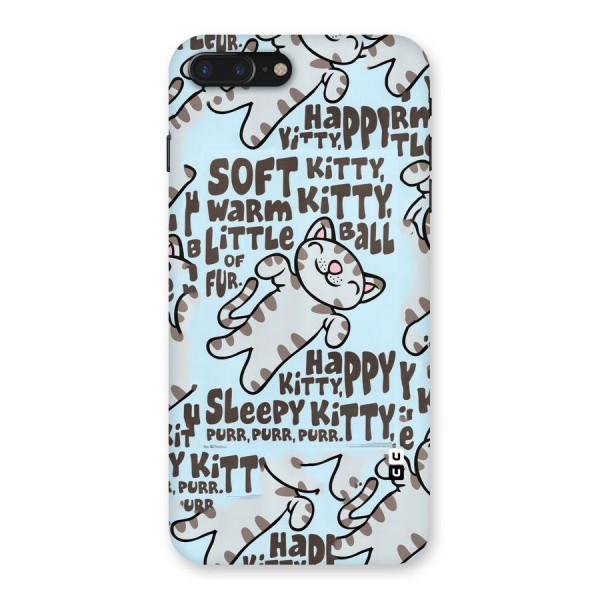 Kitty Pattern Back Case for iPhone 7 Plus