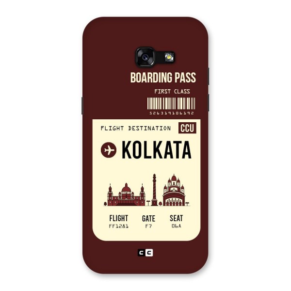Kolkata Boarding Pass Back Case for Galaxy A5 2017