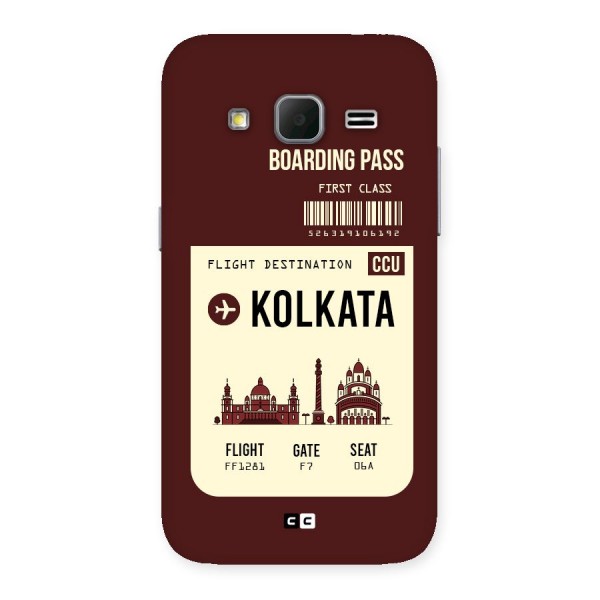 Kolkata Boarding Pass Back Case for Galaxy Core Prime