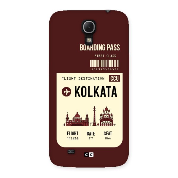 Kolkata Boarding Pass Back Case for Galaxy Mega 6.3