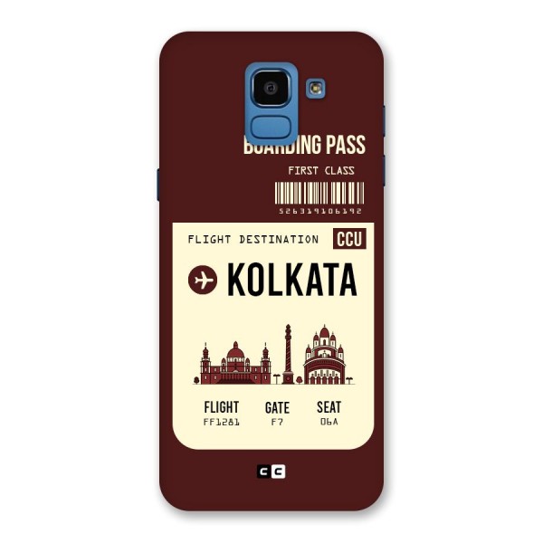 Kolkata Boarding Pass Back Case for Galaxy On6