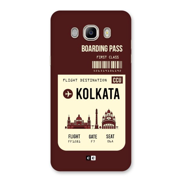 Kolkata Boarding Pass Back Case for Galaxy On8
