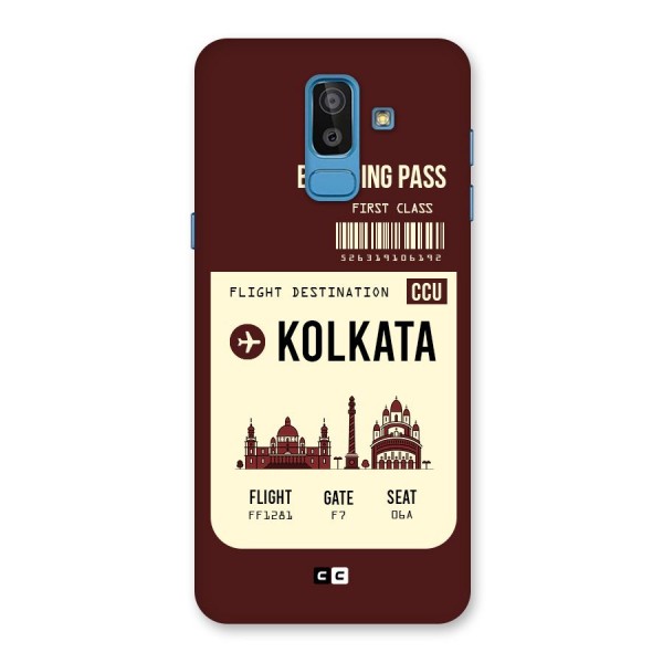 Kolkata Boarding Pass Back Case for Galaxy On8 (2018)