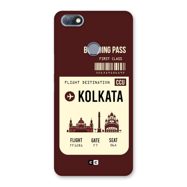 Kolkata Boarding Pass Back Case for Infinix Note 5