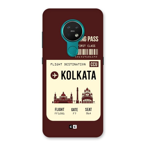 Kolkata Boarding Pass Back Case for Nokia 7.2