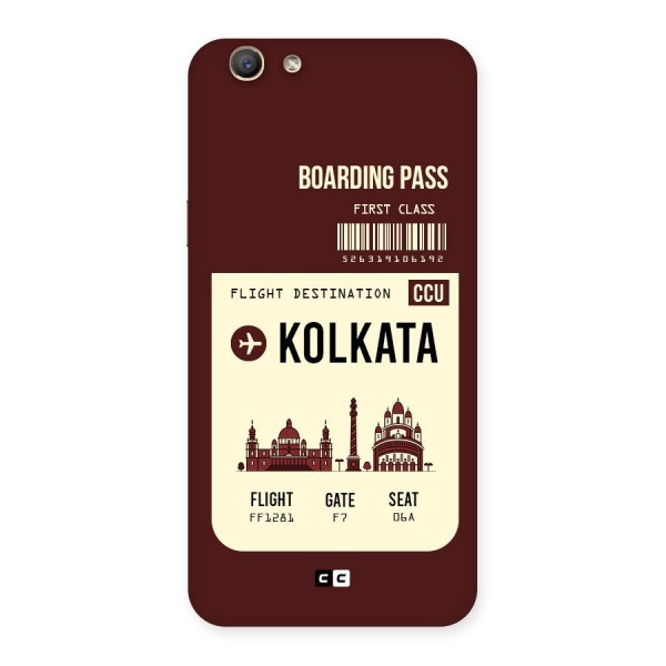 Kolkata Boarding Pass Back Case for Oppo A59