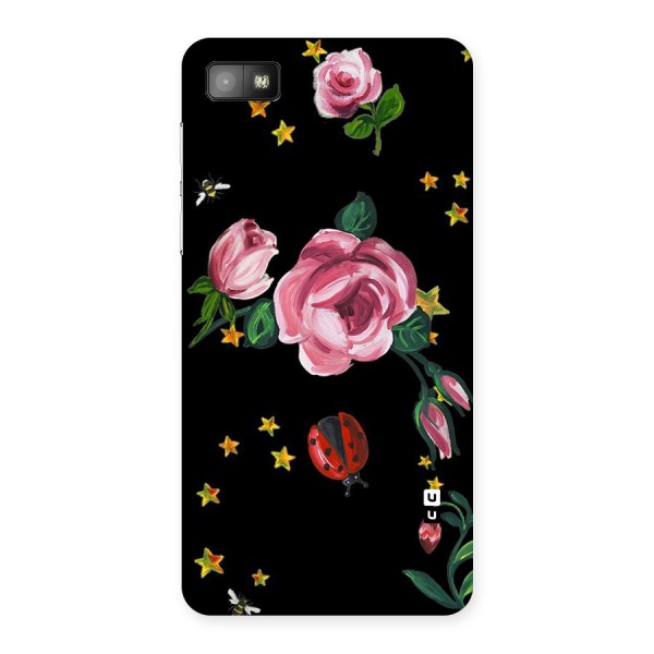 Ladybird And Floral Back Case for Blackberry Z10