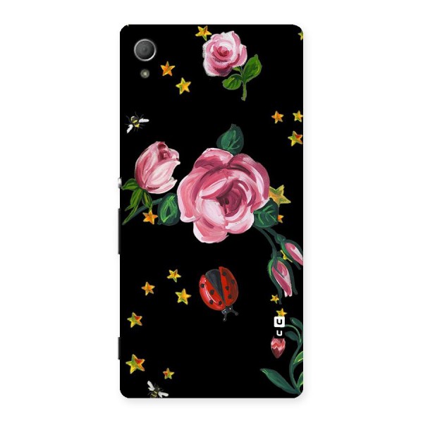 Ladybird And Floral Back Case for Xperia Z4