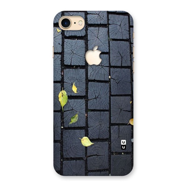 Leaf On Floor Back Case for iPhone 7 Apple Cut