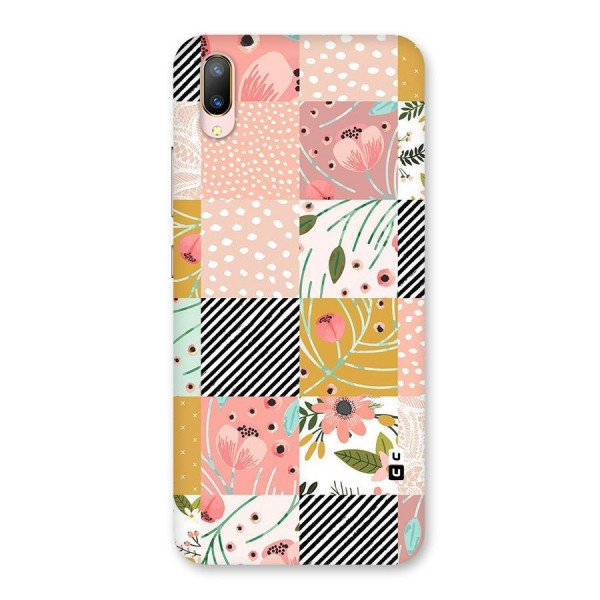 Leaf Stripe Polka Back Case for Vivo V11 Pro