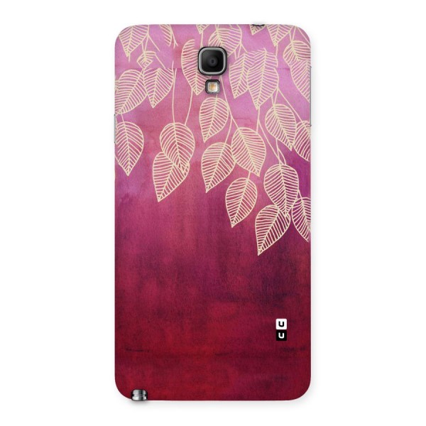 Leafy Outline Back Case for Galaxy Note 3 Neo