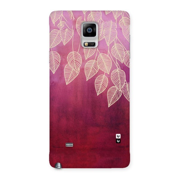 Leafy Outline Back Case for Galaxy Note 4