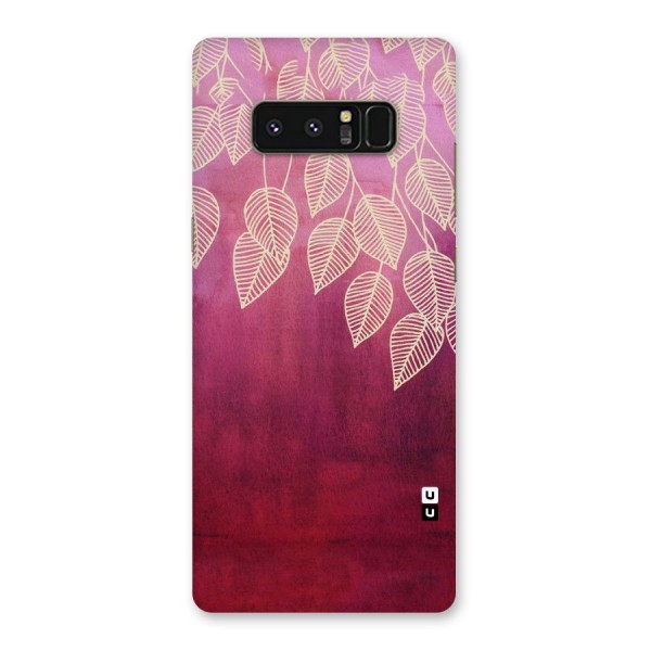 Leafy Outline Back Case for Galaxy Note 8