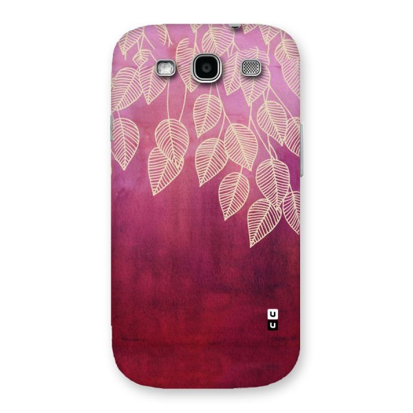 Leafy Outline Back Case for Galaxy S3