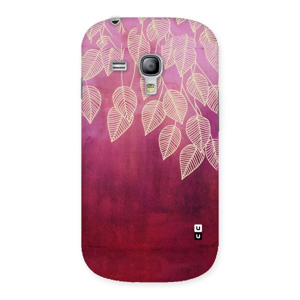 Leafy Outline Back Case for Galaxy S3 Mini