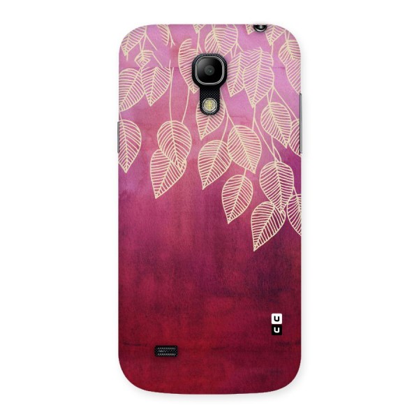 Leafy Outline Back Case for Galaxy S4 Mini