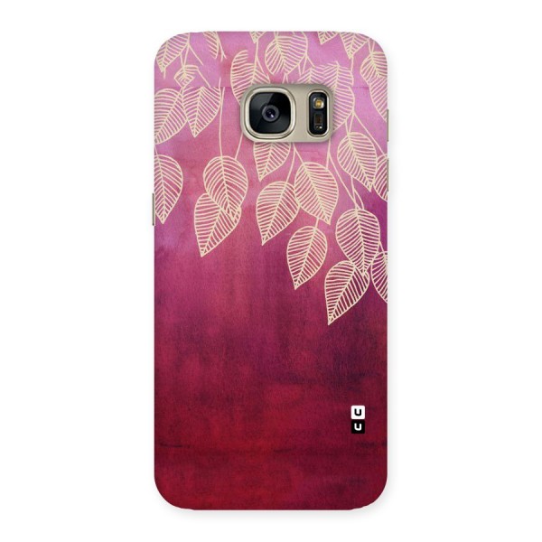Leafy Outline Back Case for Galaxy S7