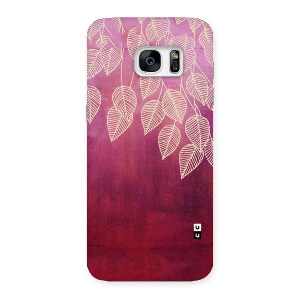 Leafy Outline Back Case for Galaxy S7 Edge