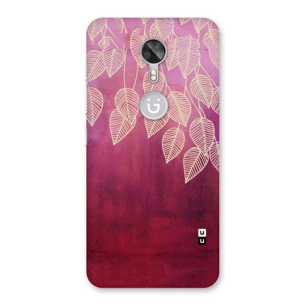 Leafy Outline Back Case for Gionee A1