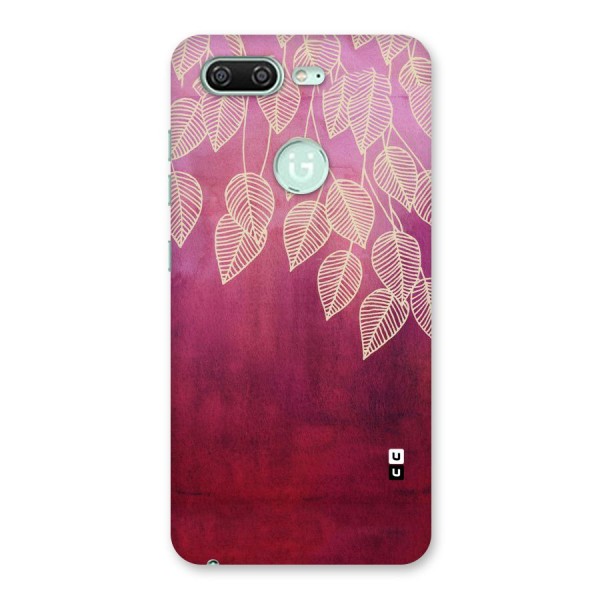 Leafy Outline Back Case for Gionee S10