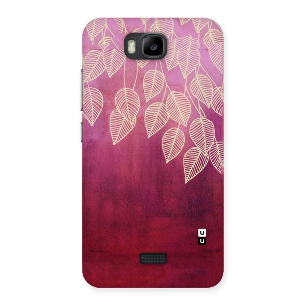 Leafy Outline Back Case for Honor Bee
