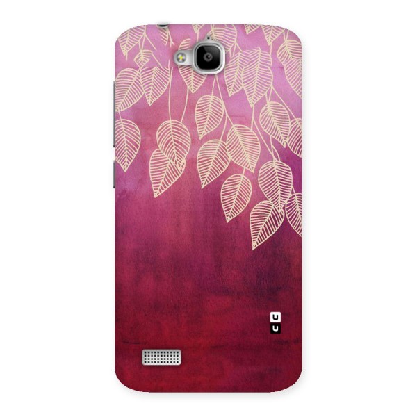 Leafy Outline Back Case for Honor Holly