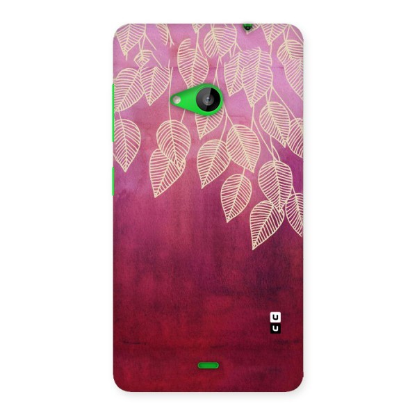 Leafy Outline Back Case for Lumia 535