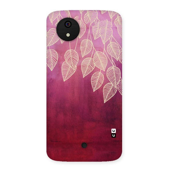 Leafy Outline Back Case for Micromax Canvas A1