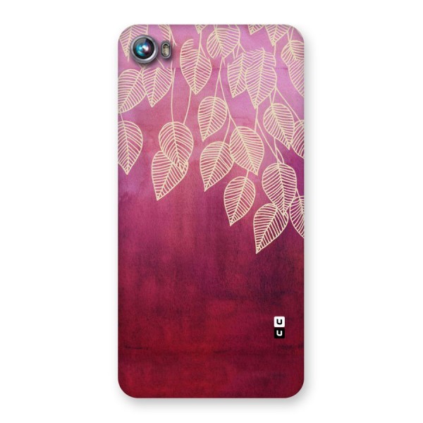 Leafy Outline Back Case for Micromax Canvas Fire 4 A107