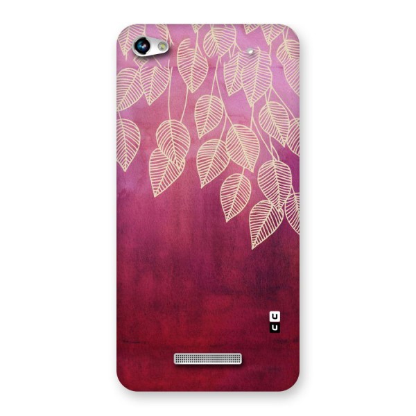 Leafy Outline Back Case for Micromax Hue 2