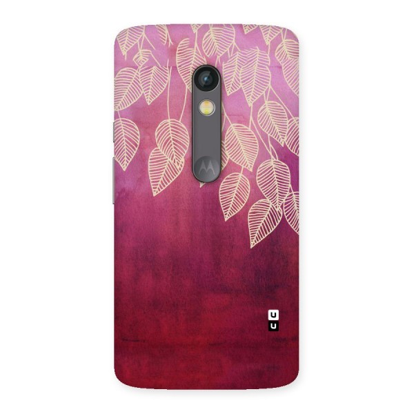 Leafy Outline Back Case for Moto X Play