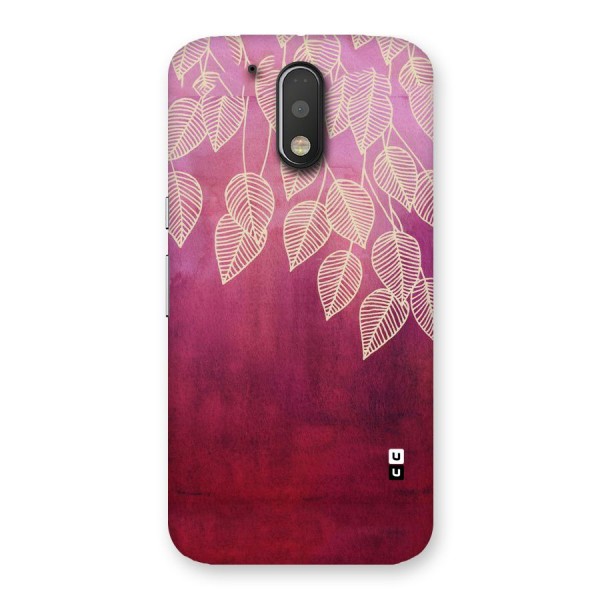 Leafy Outline Back Case for Motorola Moto G4 Plus