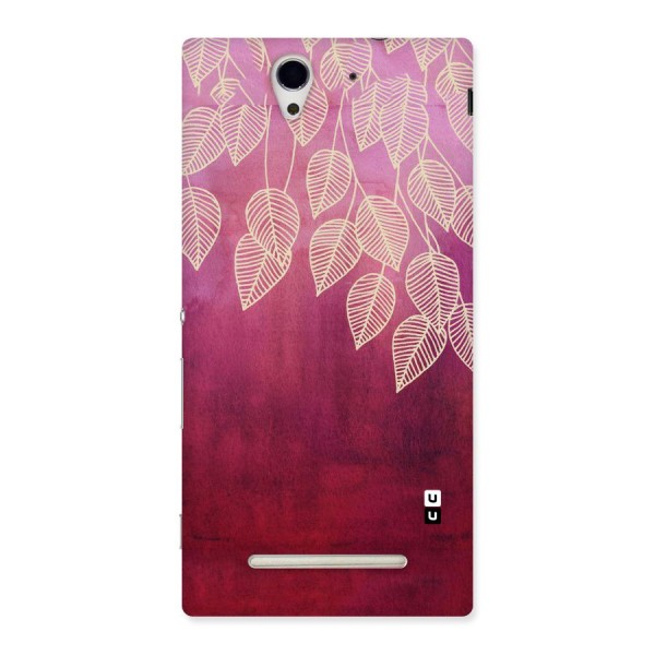 Leafy Outline Back Case for Sony Xperia C3
