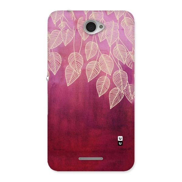 Leafy Outline Back Case for Sony Xperia E4