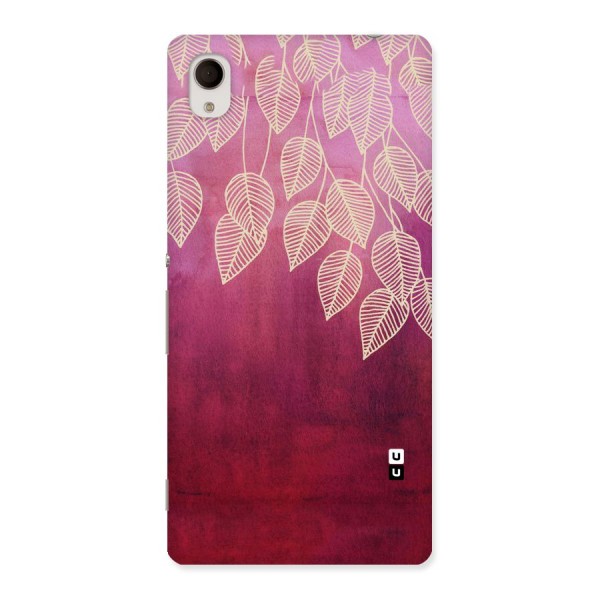 Leafy Outline Back Case for Sony Xperia M4