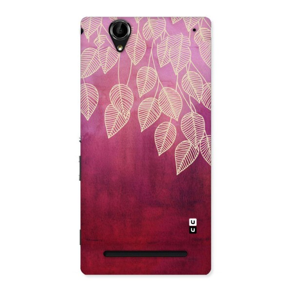 Leafy Outline Back Case for Sony Xperia T2