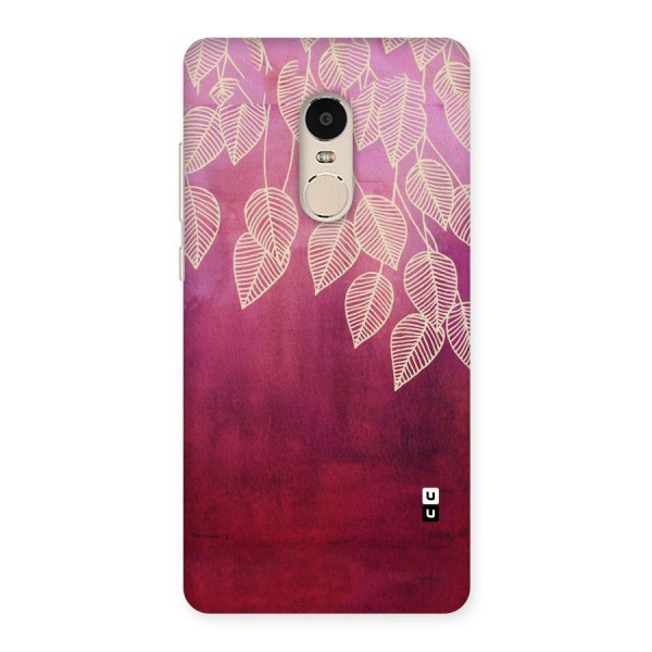 Leafy Outline Back Case for Xiaomi Redmi Note 4